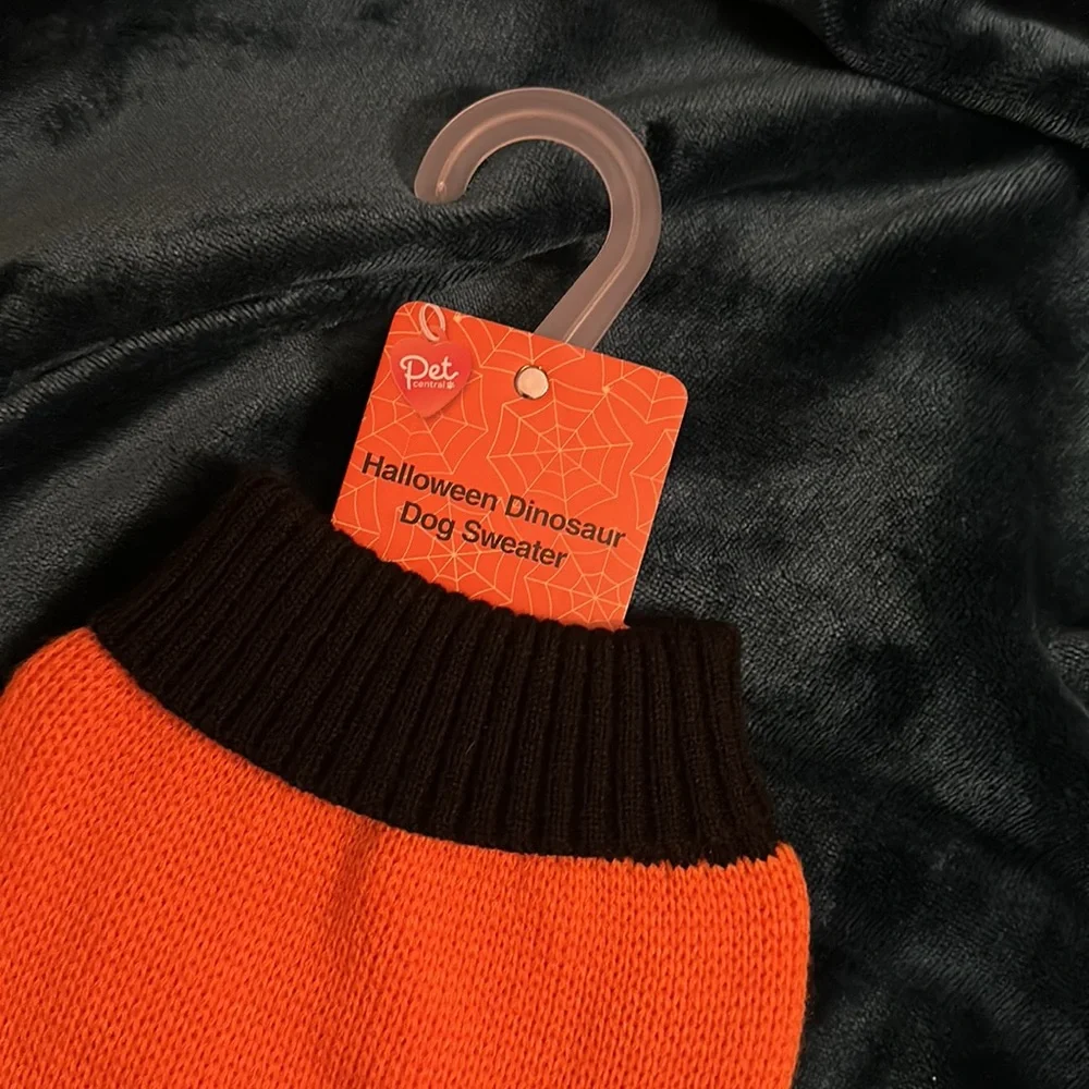 Halloween Dinosaur Dog Sweater